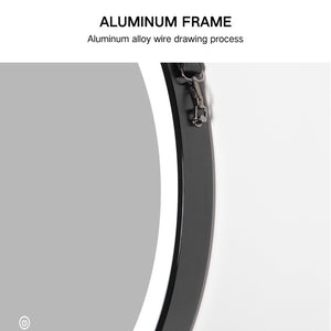 Strap Framed LED Mirror with Defogger, Light Selection and Dimmer