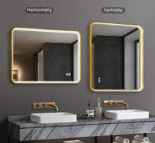 Load image into Gallery viewer, Frame Lit Mirror with Demister, Three Light Selection and Dimmer