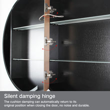 Load image into Gallery viewer, Round LED Mirror Cabinet with Demister, Color Selection and Dimmer