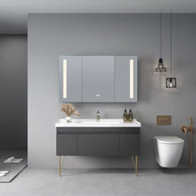 Load image into Gallery viewer, LED Mirror Cabinet with Demister, Light Selection and Dim Control