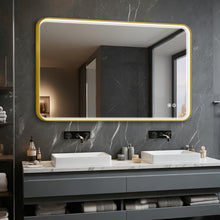 Load image into Gallery viewer, Frame Lit Mirror with Demister, Three Light Selection and Dimmer