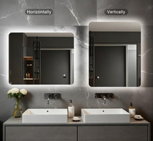Load image into Gallery viewer, Backlit LED Mirror with  Infrared Control, Demister and Dimmable Control