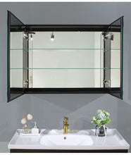 Load image into Gallery viewer, LED Mirror Cabinet with Demister, Light Selection and Dim Control