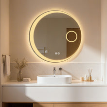 Load image into Gallery viewer, Moon Wane LED Mirror with Color Selection, Dimmer and Demister