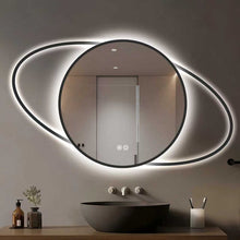 Load image into Gallery viewer, Saturn and Eclipses LED Mirror with Demister, Light Selection and Dimmer