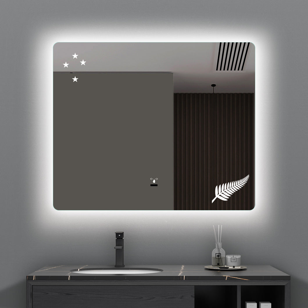 Kiwi Backlit Mirror with  Infrared Control, Demister and Dimmer