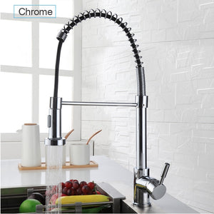 Spring Pull Down Twin Function Sink Mixer