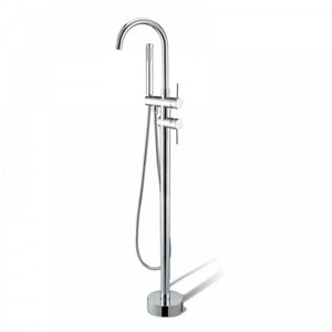 Free Standing Bath Mixer Set Round - Galaxy Homeware