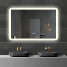 Load image into Gallery viewer, Rectangle LED Mirror with Demister, Three Light Selection and Dimmable Control