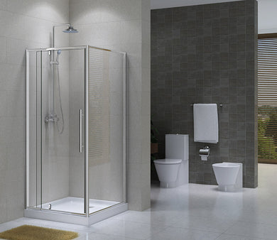 Pompei 900x9000MM Square Shower Box - Galaxy Homeware