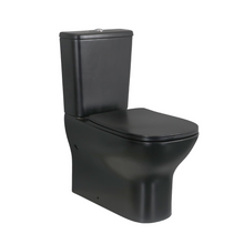 Load image into Gallery viewer, Black Round Rimless Toilet 8229M