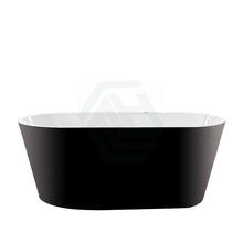 Load image into Gallery viewer, Oval Bathtub Freestanding White &amp; Black - Galaxy Homeware