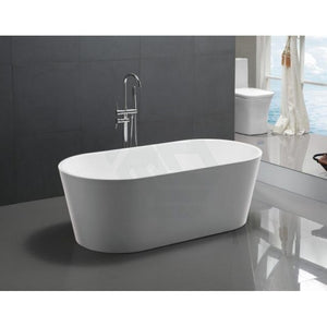 Oval Bathtub Freestanding White & Black - Galaxy Homeware